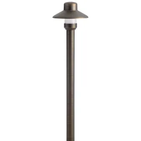 Kichler 12V Brass 3" Dome Small Hat Path Light CBR