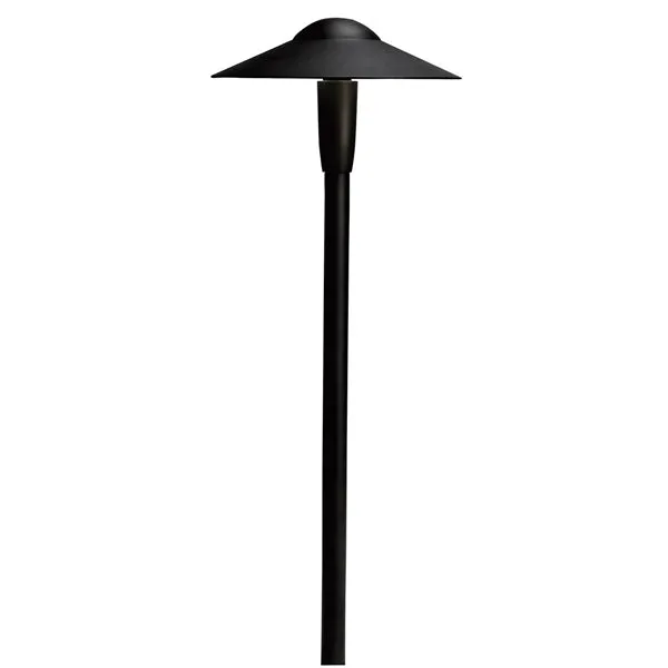 Kichler - 15810BKT27R -LED 2700K Dome Path Light, Black