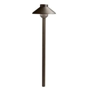 Kichler 15821 3-lt 6" LED Short Stepped Dome Path Light