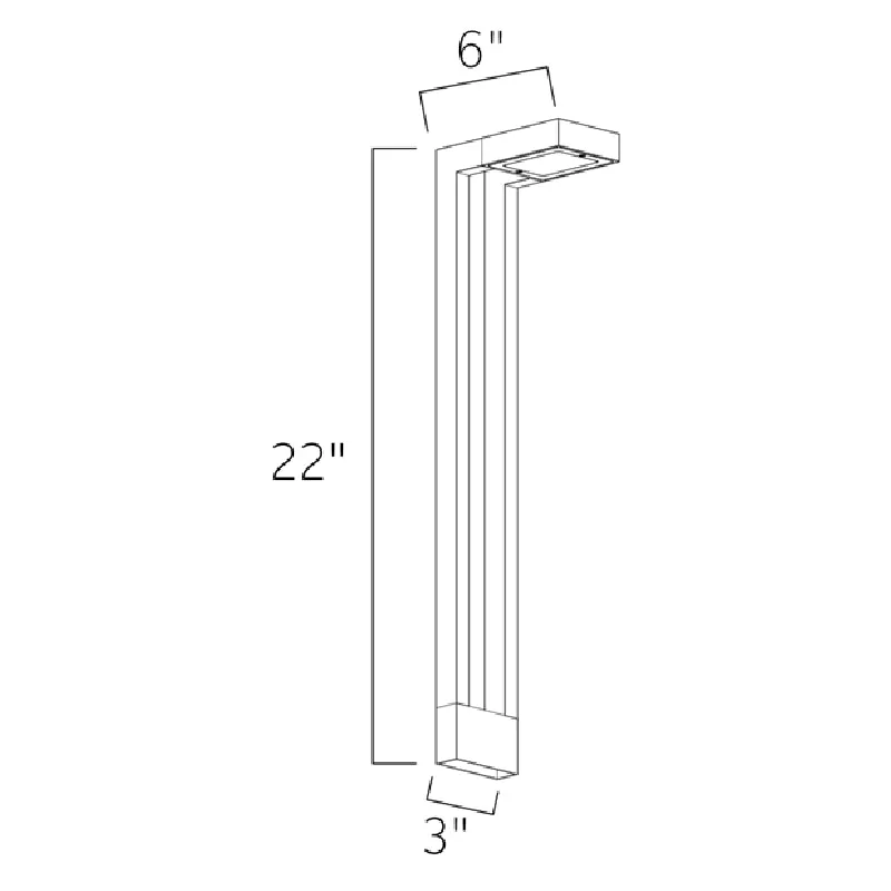 Kichler 15844 6" 12V Two Arm Path Light