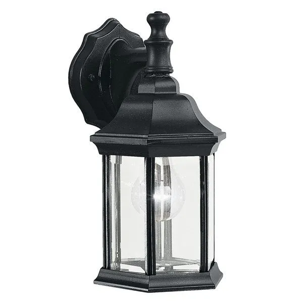 Kichler 9776BK Chesapeake™ 1 Light Wall Light Black