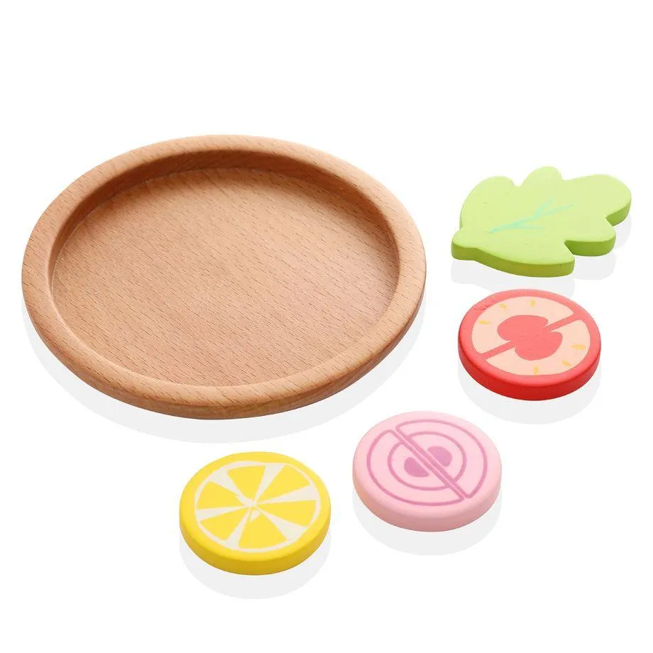 Kitchen Play Set | Beech Wood Cooking Set (9 Pcs)