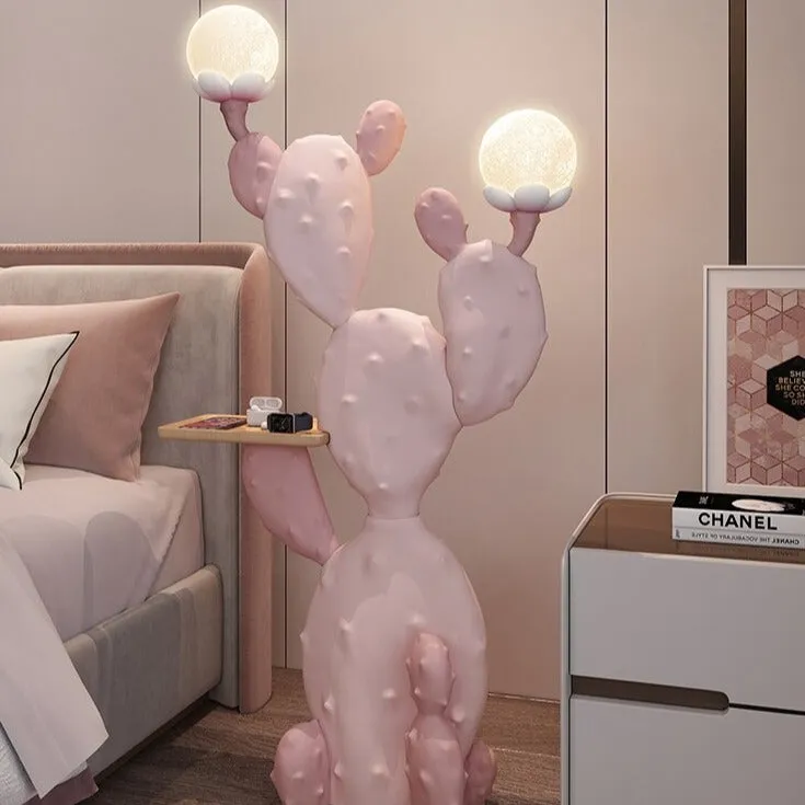 Large Cactus Floor Lamp Statue