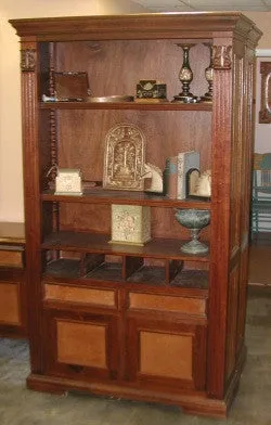 Leather Bookcase