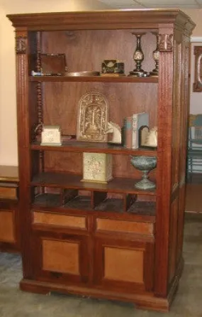 Leather Bookcase