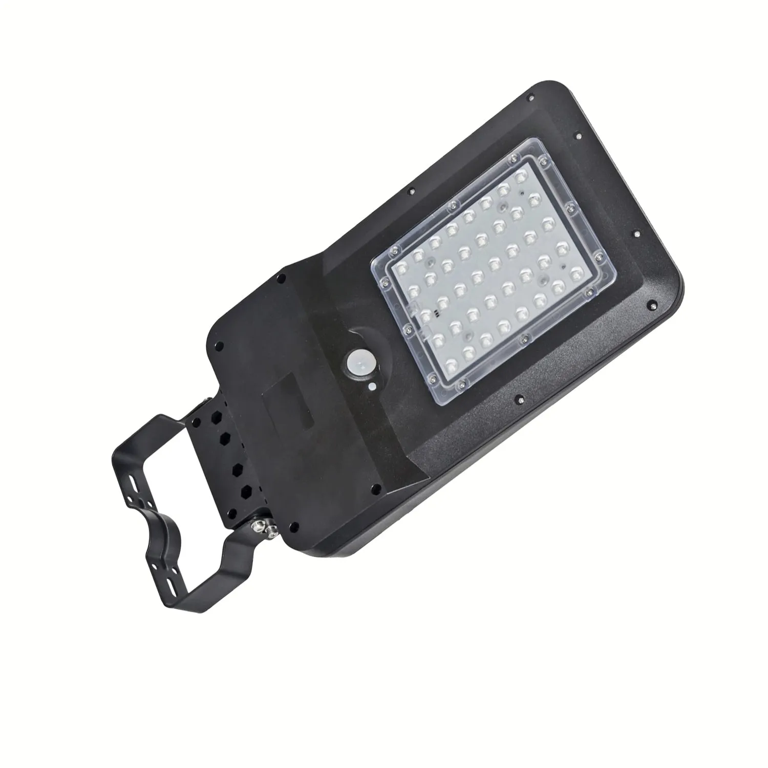 LED Street Light Solar Powered Area Lighting, 1600 Lumen, Color 6000K, IP65, 2 Year Warranty