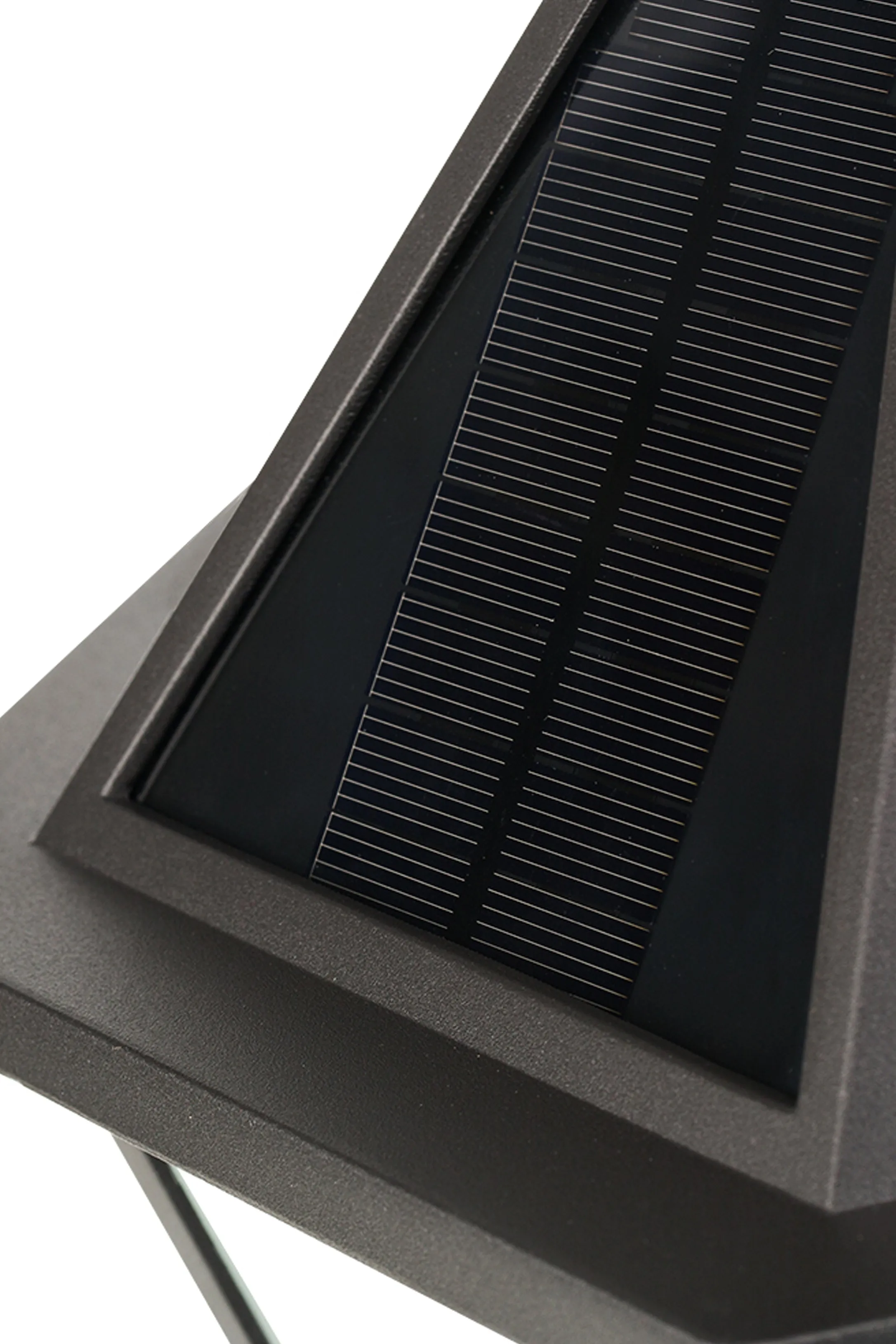 LUTEC-LONDON Die-Cast Aluminum LED Outdoor Solar Powered Post Light Head Only, 300LM, Up To 8hour Runtime, 2700K