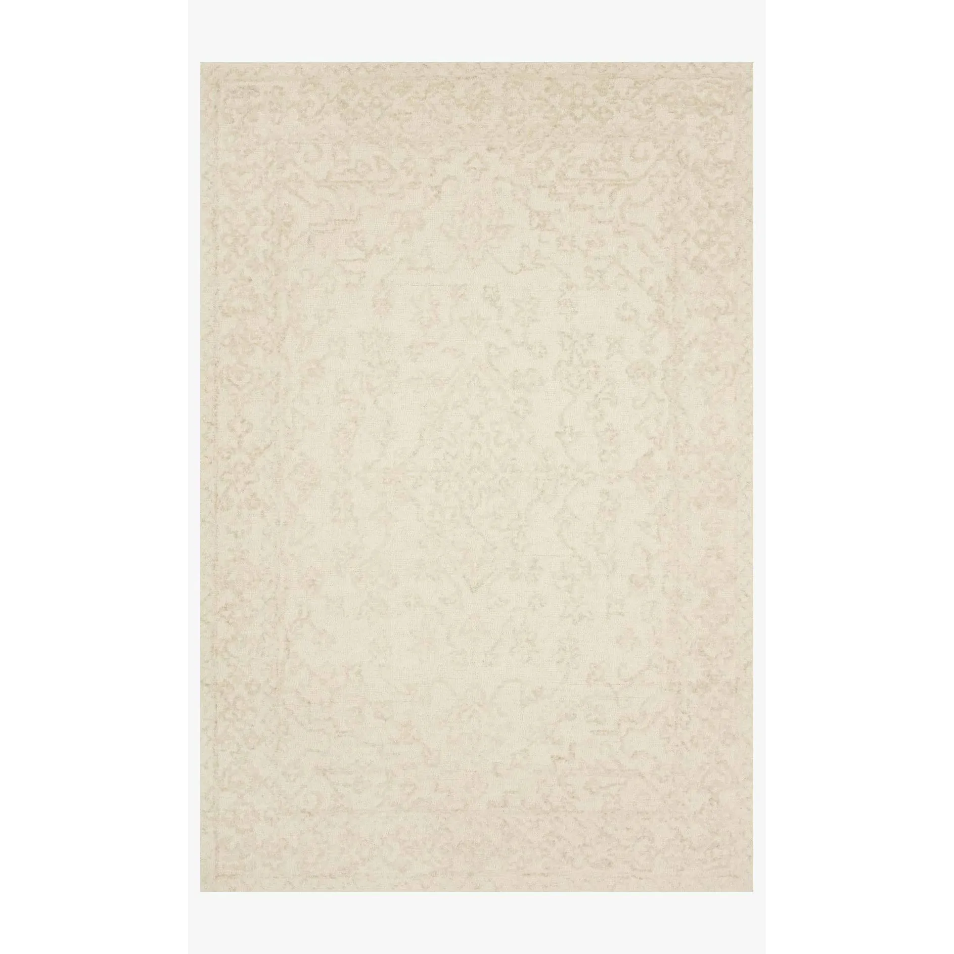 Magnolia Home Annie White/Light Grey Rug