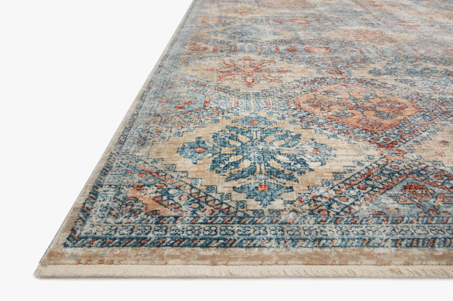 Magnolia Home x Loloi Elise Rug - Multi Blue