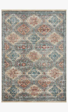 Magnolia Home x Loloi Elise Rug - Multi Blue