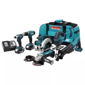 Makita DLX6079M-  18V LXT 6-Tool Combo Kit - 4.0A