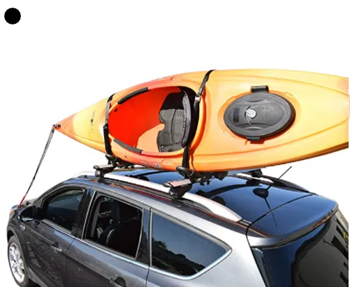 Malone FoldAway-J Folding Kayak Carrier, Black, 19.5" x 8.5" x 14"