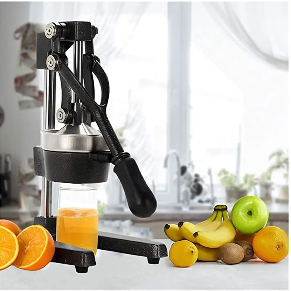 Manual Heavy Cast Iron Steel Base Citrus Juicer Press Ao-78266