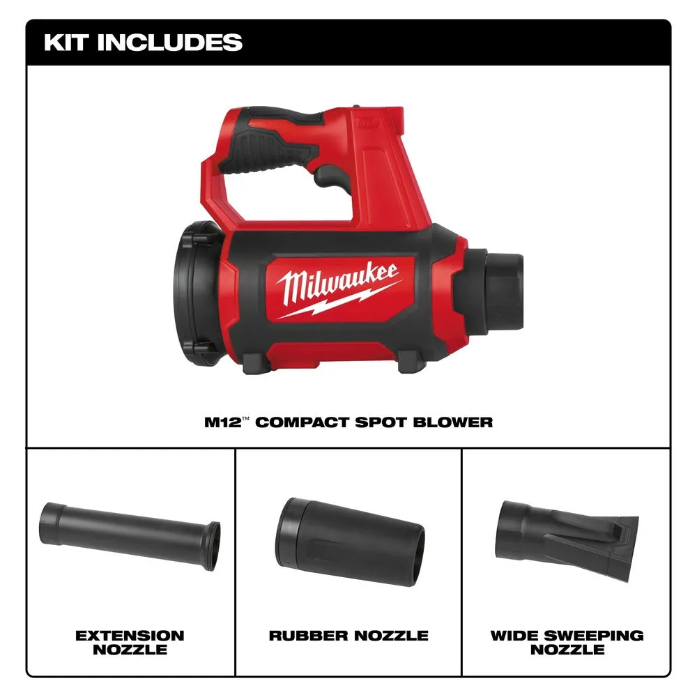 Milwaukee 0852-20 M12™ Compact Spot Blower