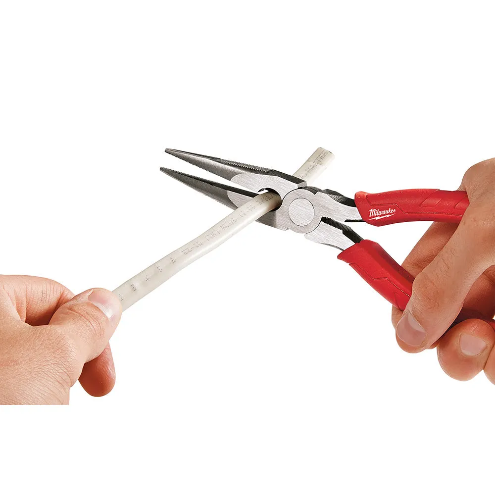 Milwaukee 48-22-6101 8" Comfort Grip Long Nose Pliers