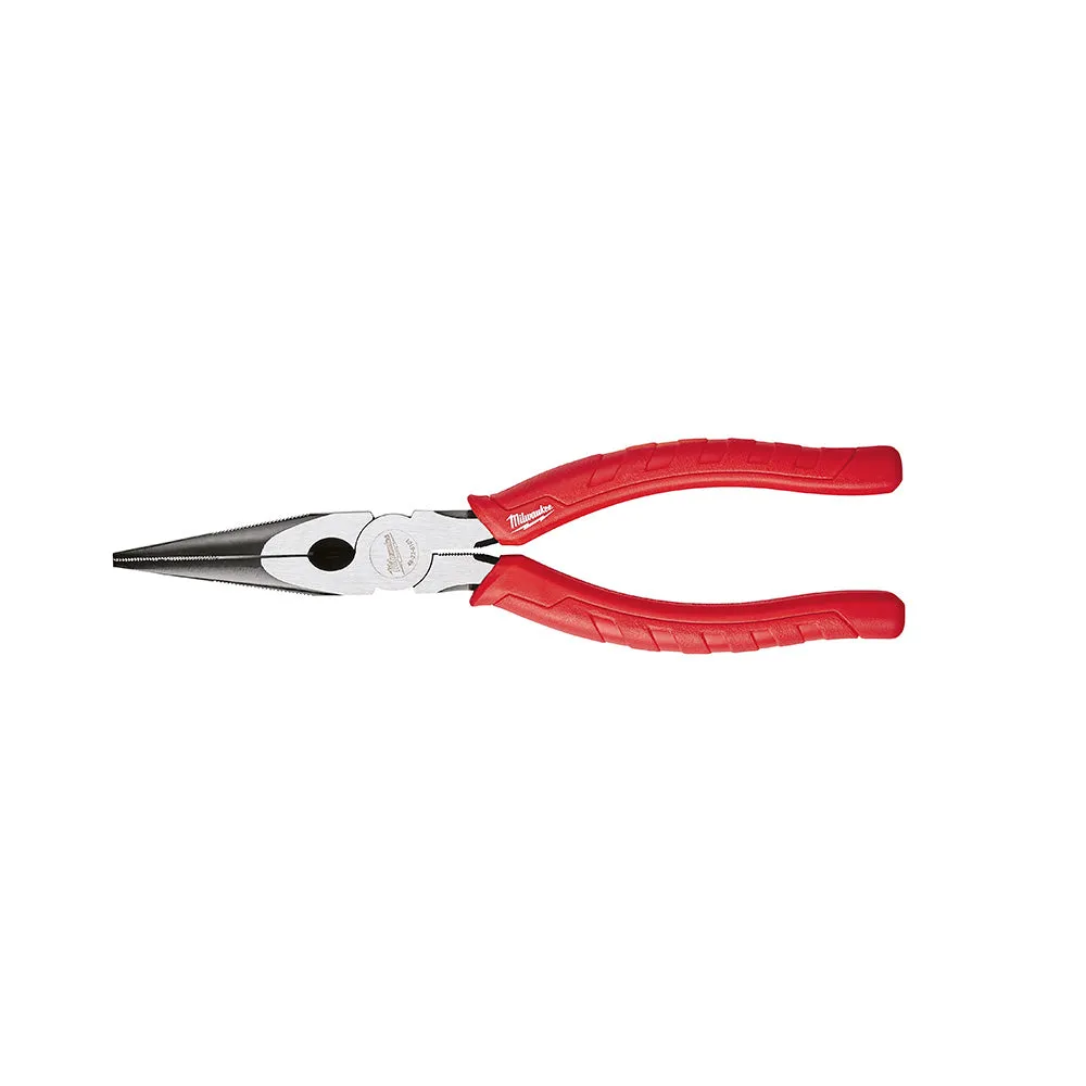 Milwaukee 48-22-6101 8" Comfort Grip Long Nose Pliers