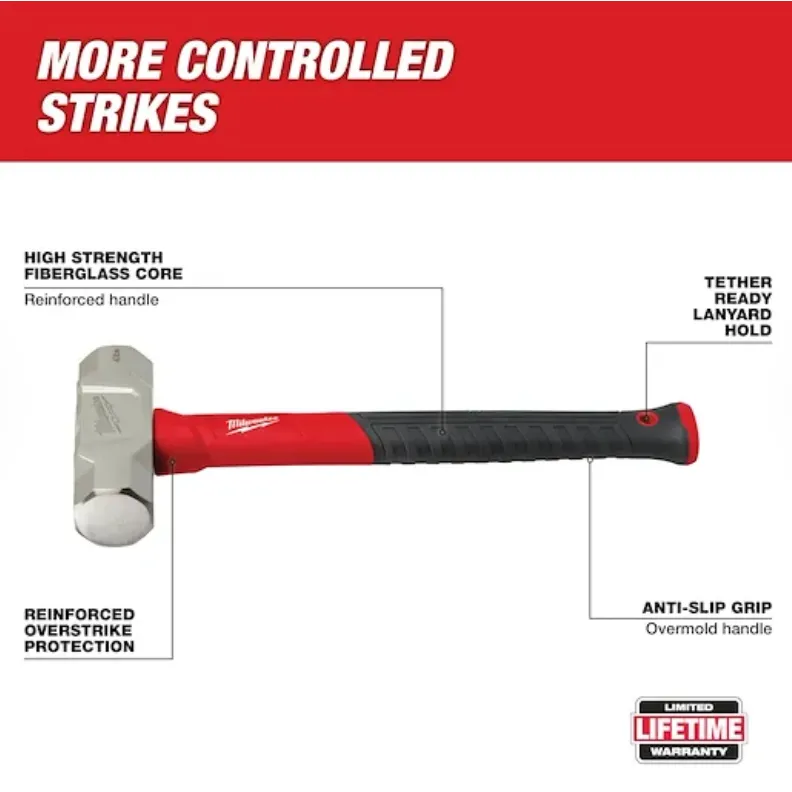 Milwaukee 48-22-9314 - 4lb Fiberglass Engineer Hammer