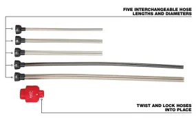 Milwaukee AIR-TIP 49-90-2037 Long Reach Flexible Micro Hose Set :SET: QUANTITY: 1