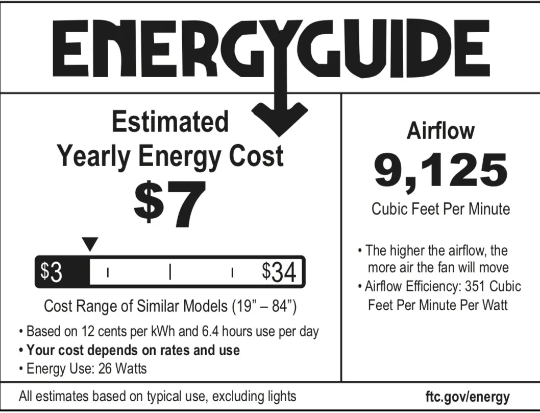 Modern Forms FR-W1805-96L Hydra 96" Ceiling Fan with LED Light