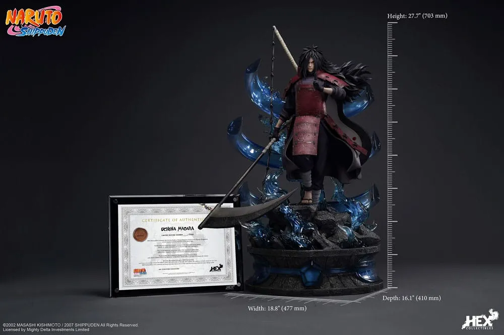 Naruto Shippuden Master Museum Statue 1/4 Uchiha Madara 70 Cm