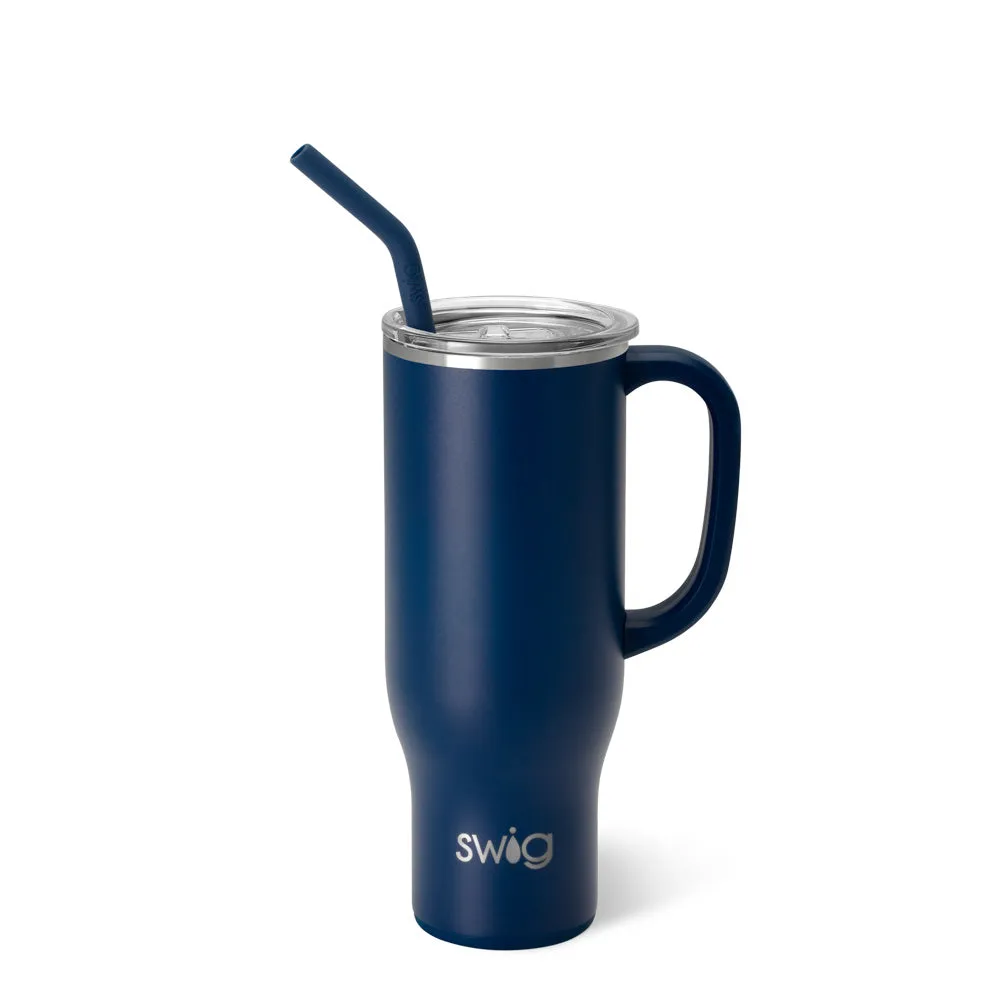 Navy Mega Mug 30oz