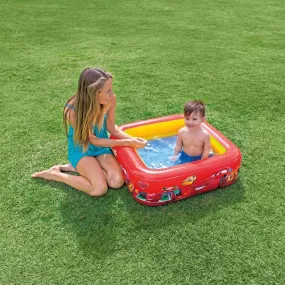 (NET)Intex, Cars Play Box Pool, 85 x 85 x 23 cm