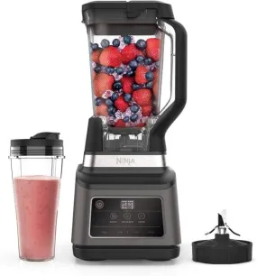 Ninja BN750UK 2-in-1 Blender with Auto-iQ, Black/Sliver