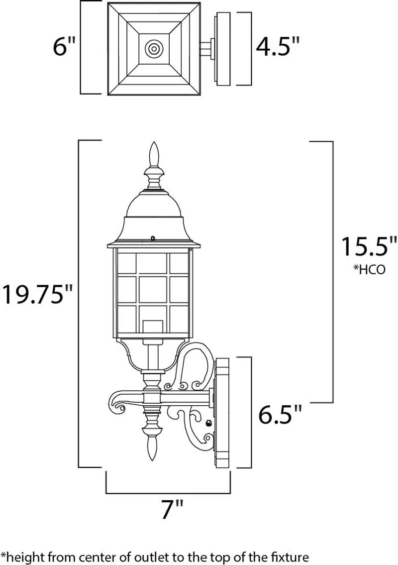 North Church Outdoor Wall Mount