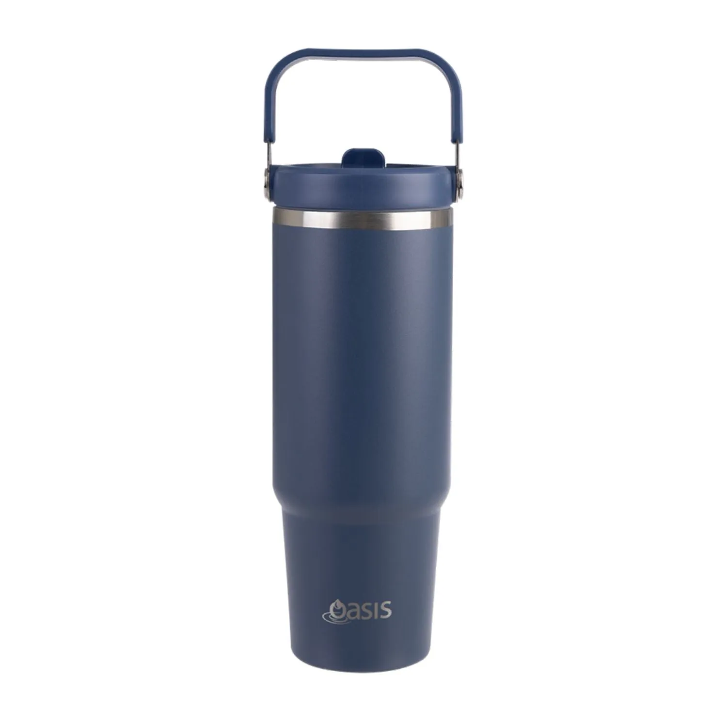 Oasis Stainless Steel Insulated Voyager Carry Tumbler With Sipper Straw 900ML