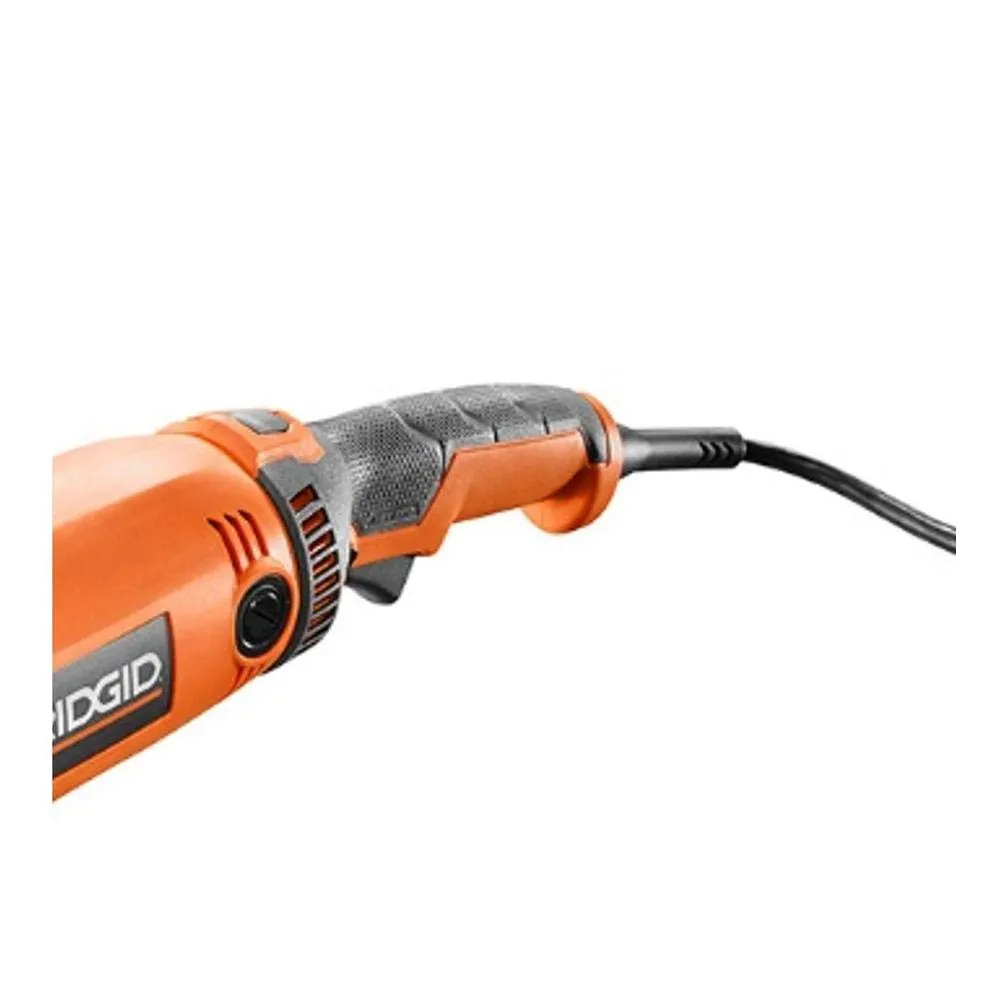 Open Box -  RIDGID R10202 15 Amp Corded 7 in. Twist Handle Angle Grinder