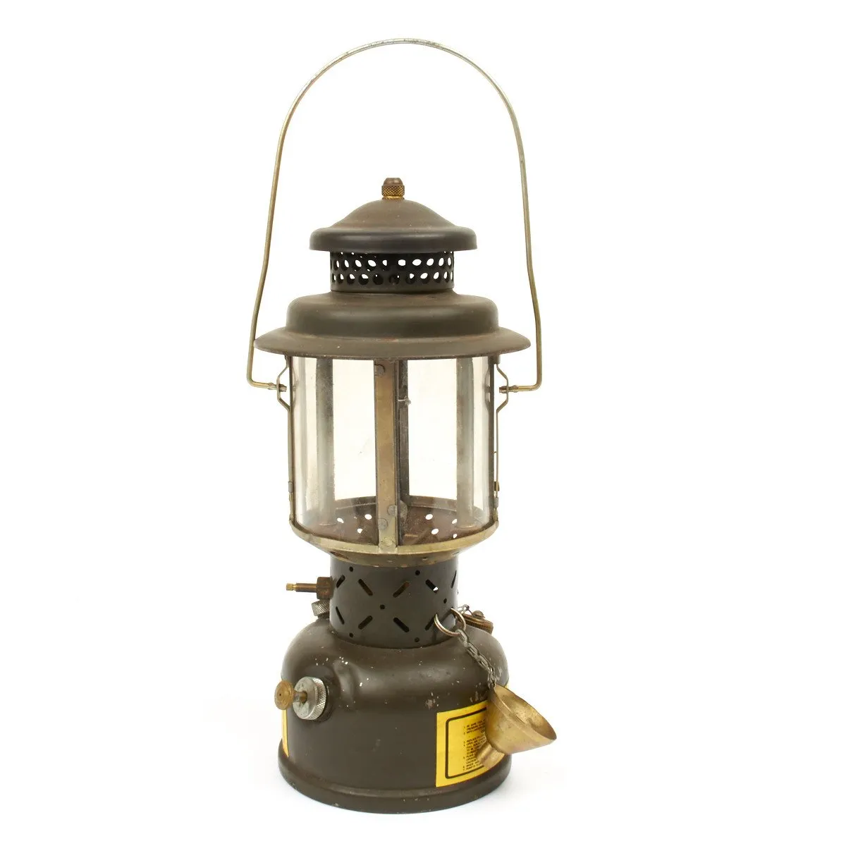 Original U.S. Army SMP Gasoline Coleman Style Lantern - Dated 1981