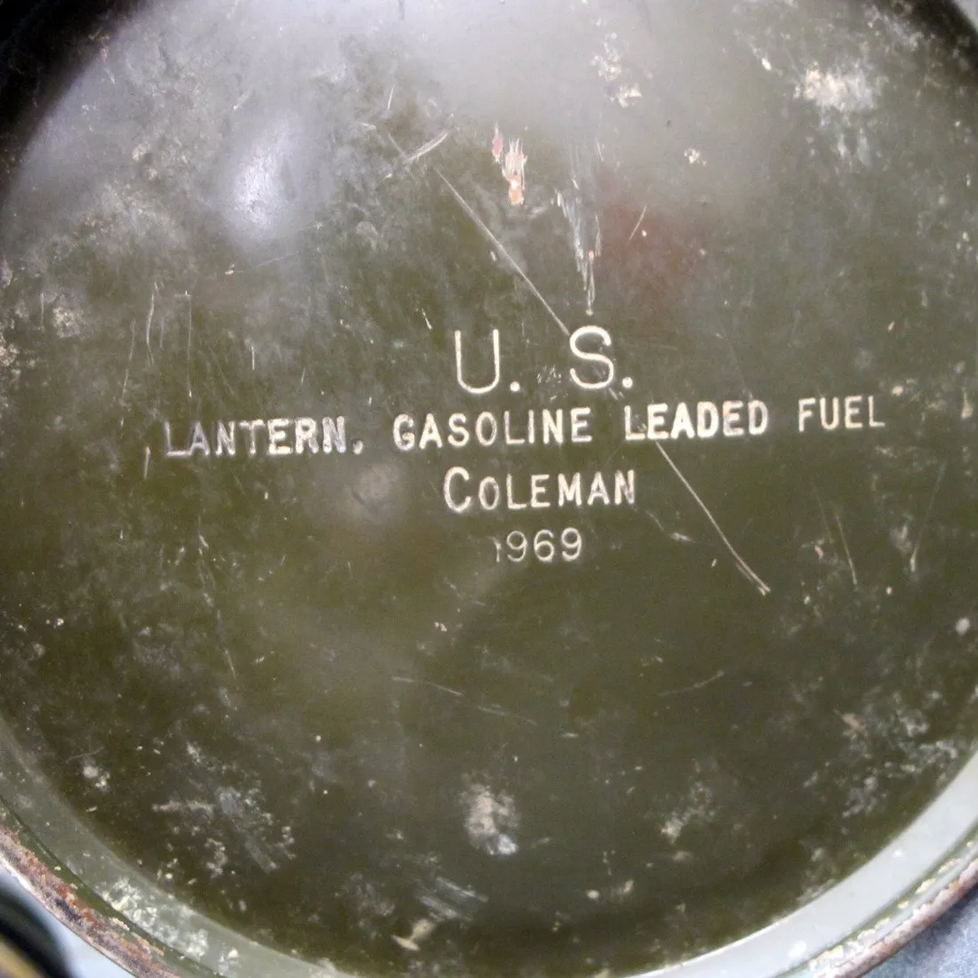 Original U.S. Korean and Vietnam War Coleman Gasoline Lantern Set with Transit Chest