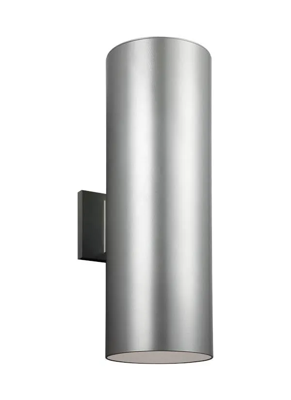 Outdoor Cylinders Painted Brushed Nickel