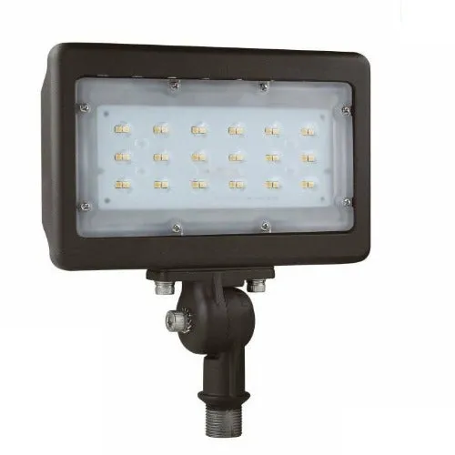 Outdoor LED Flood Light, 30W, 5000K, IP65, 3,990 Lumens with Knuckle Bracket