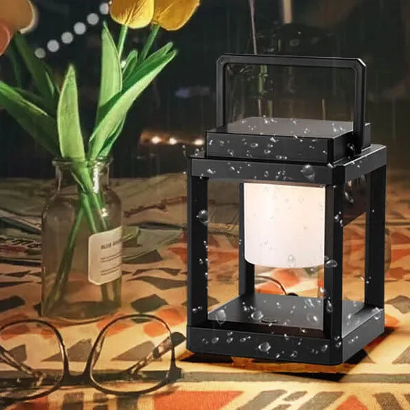 Outdoor Solar Camping Square Portable Cage LED Camping Landscape Light