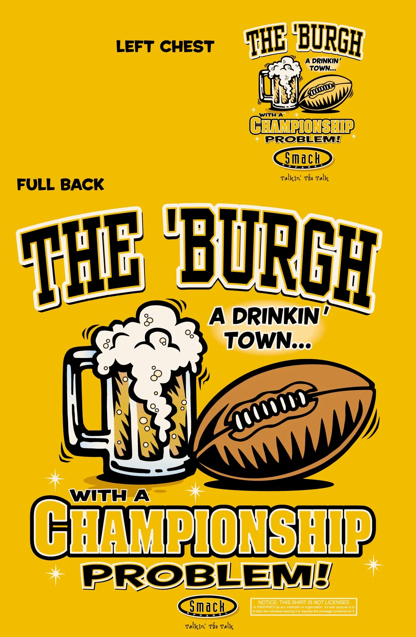 Pittsburgh a Drinking Town with a Championship Problem Shirt