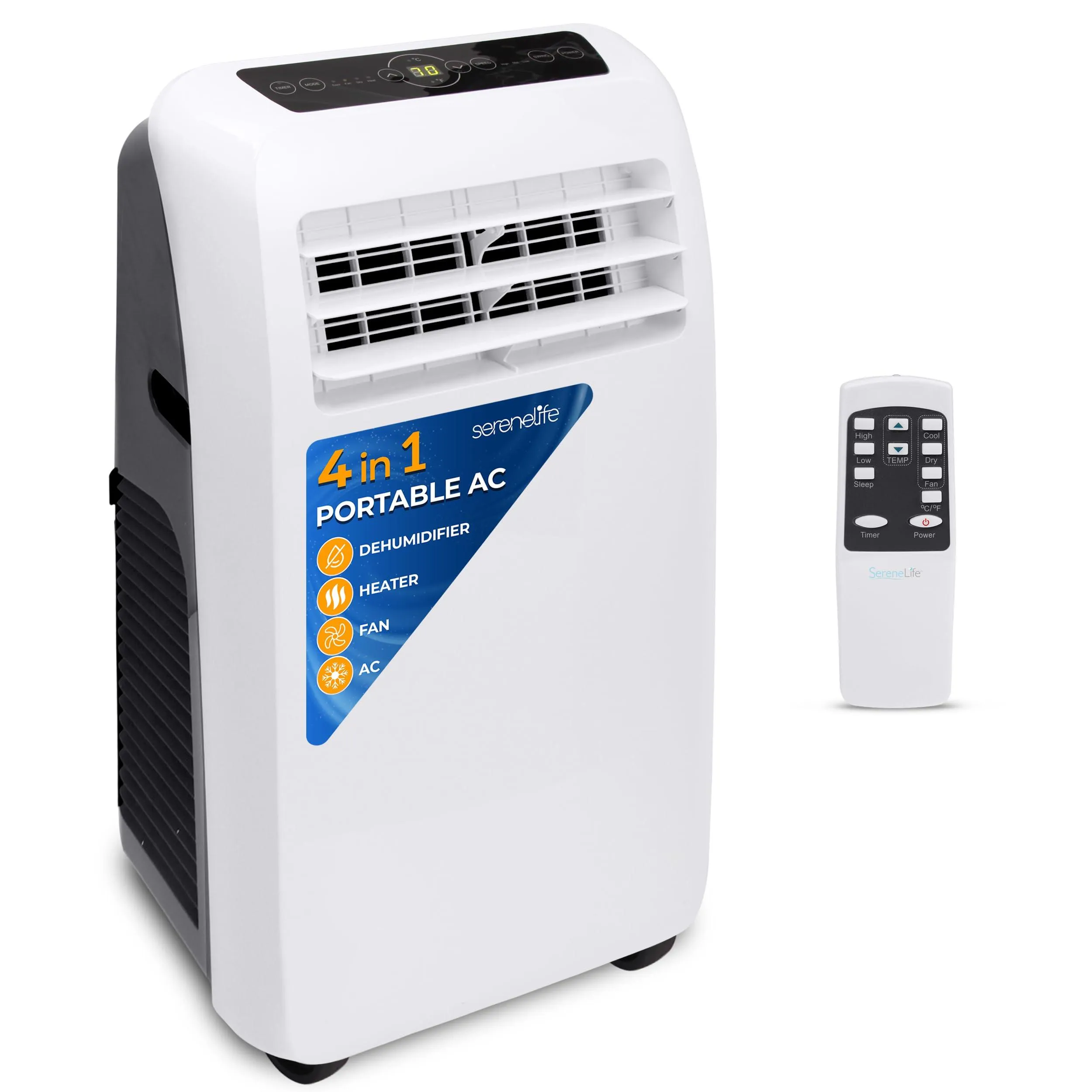 Portable Air Conditioner Compact Home AC Cooling Unit With Built-In Dehumidifier & Fan.