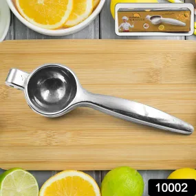 Premium Lemon Squeezer, Large Heavy Duty Handheld Juicer for Lemon, Stainless Steel Hand Press Citrus Juicer (1 Pc)