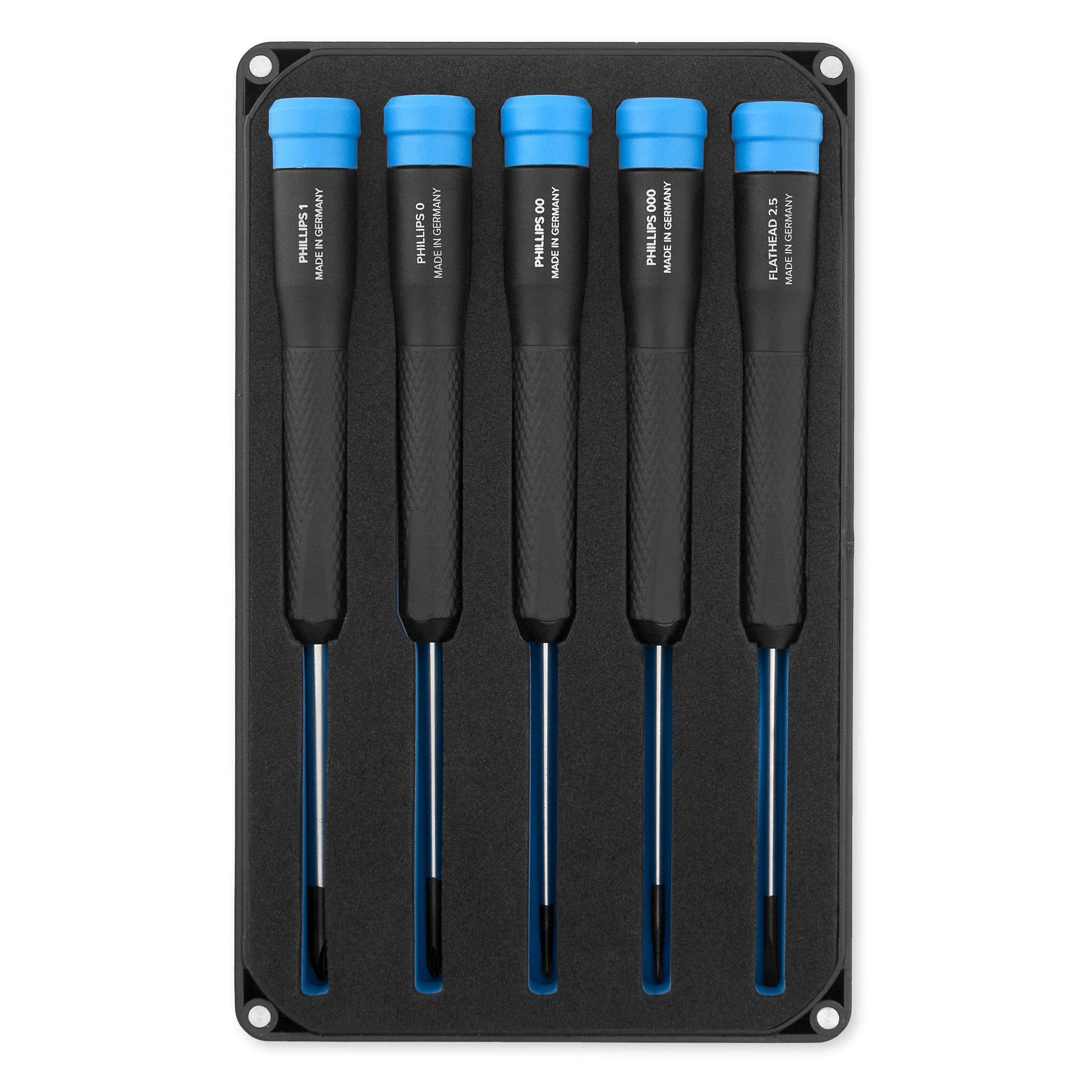 Pro Tech Screwdriver Set - 5 Standard Precision Screwdrivers