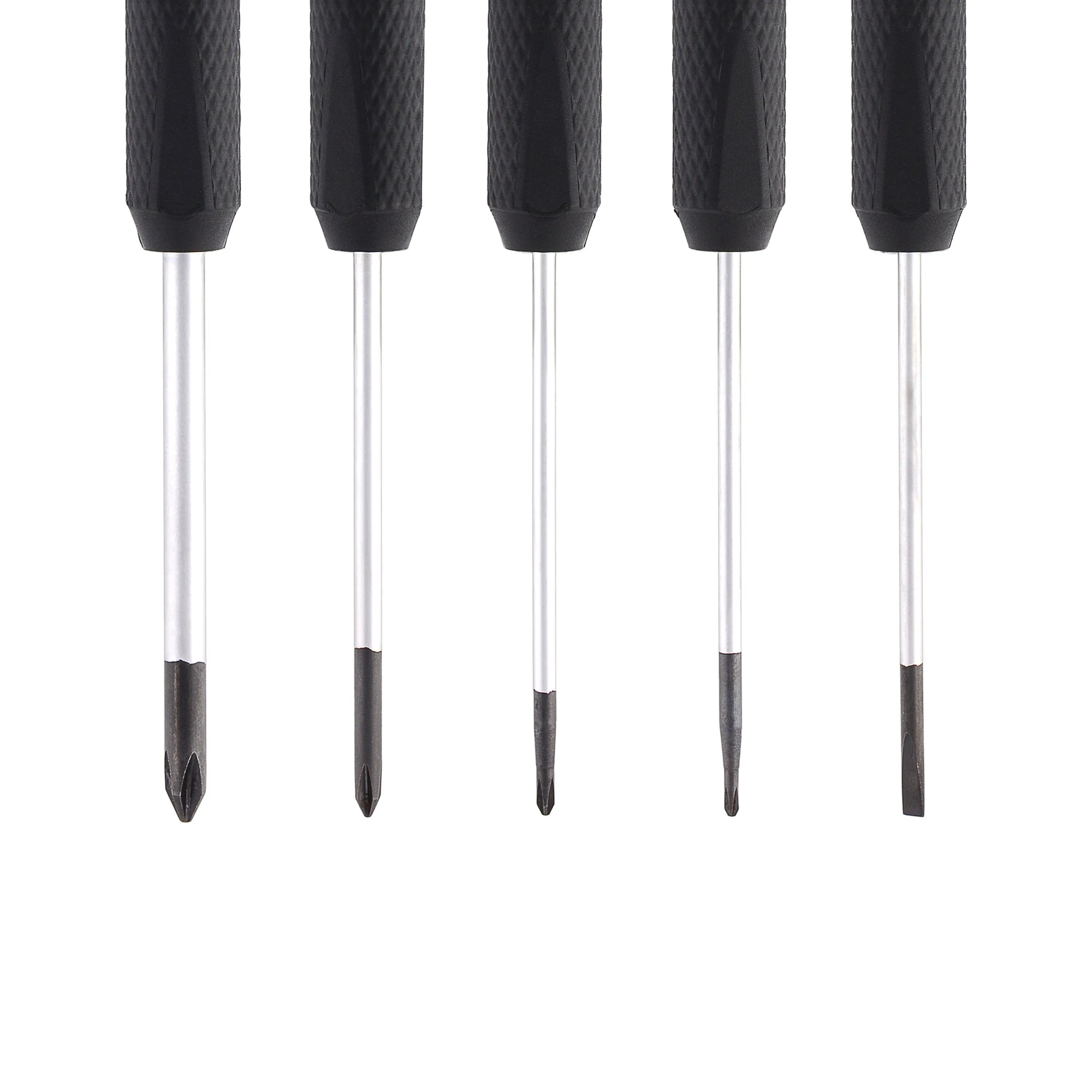 Pro Tech Screwdriver Set - 5 Standard Precision Screwdrivers