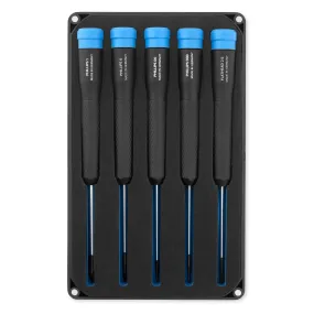 Pro Tech Screwdriver Set - 5 Standard Precision Screwdrivers