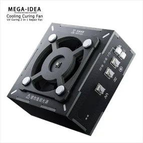 QIANLI MEGA-IDEA 2 In 1 UV Curing Heat Dissipation Smoke Exhaust Cooling Curing Fan