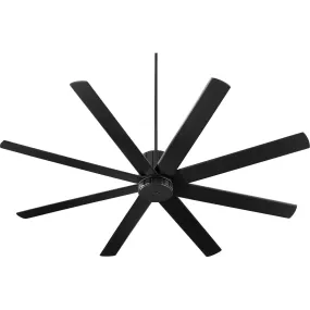 Quorum Proxima 96728-69 Ceiling Fan 72 Inch 8 Blade - Textured Black