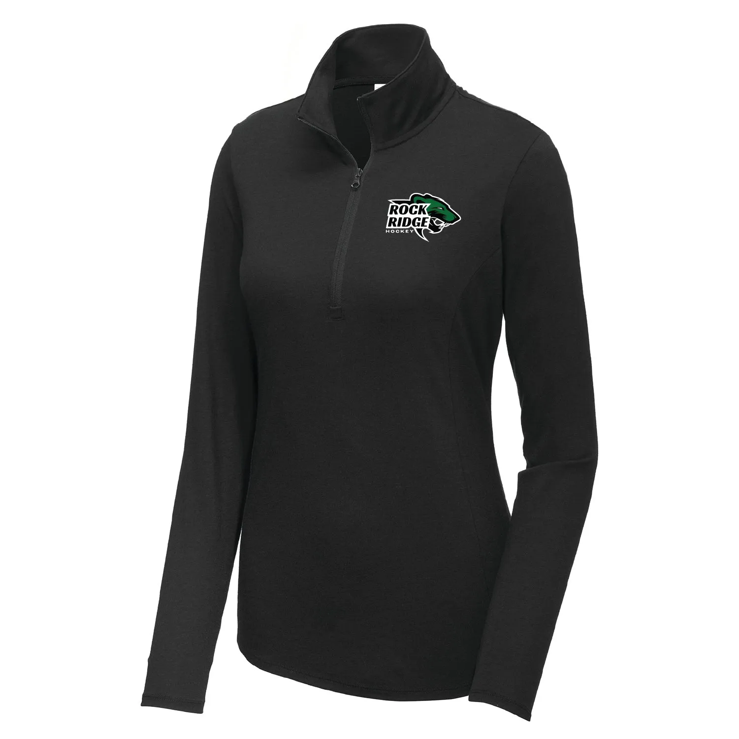 Ridge Fan Gear Ladies PosiCharge ® Tri-Blend Wicking 1/4-Zip Pullover