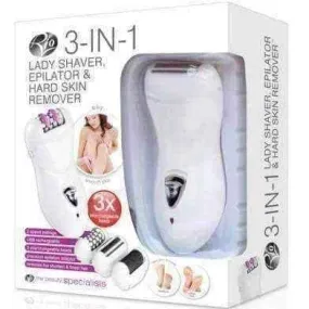 RIO 3 in 1 Shaver, Epilator, Nail file x 1 piece