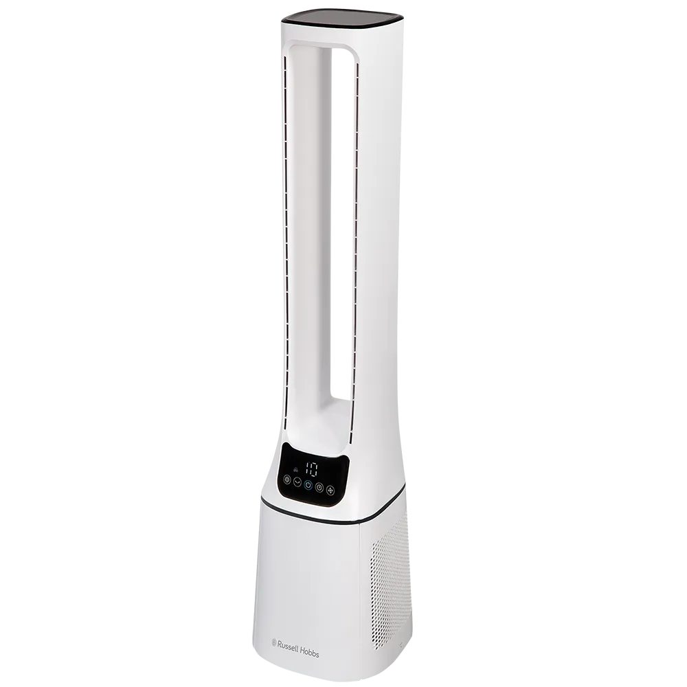 Russell Hobbs RHBLDL12 10 Speed Bladeless Fan in White