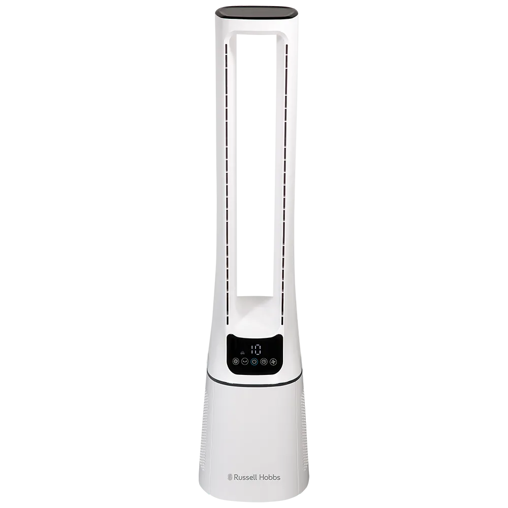 Russell Hobbs RHBLDL12 10 Speed Bladeless Fan in White