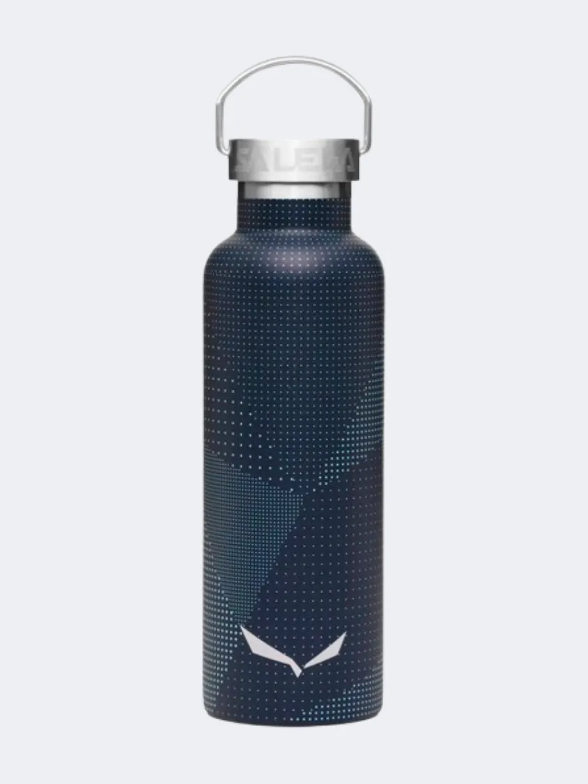 Salewa Valsura Hiking Water Bottle Blue Navy/Dots