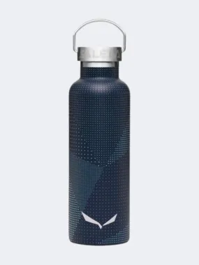 Salewa Valsura Hiking Water Bottle Blue Navy/Dots