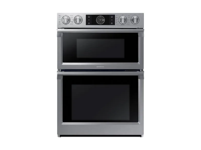 Samsung NQ70M7770DS 30" Smart Microwave Combination Wall Oven with Flex Duo™ in Stainless Steel